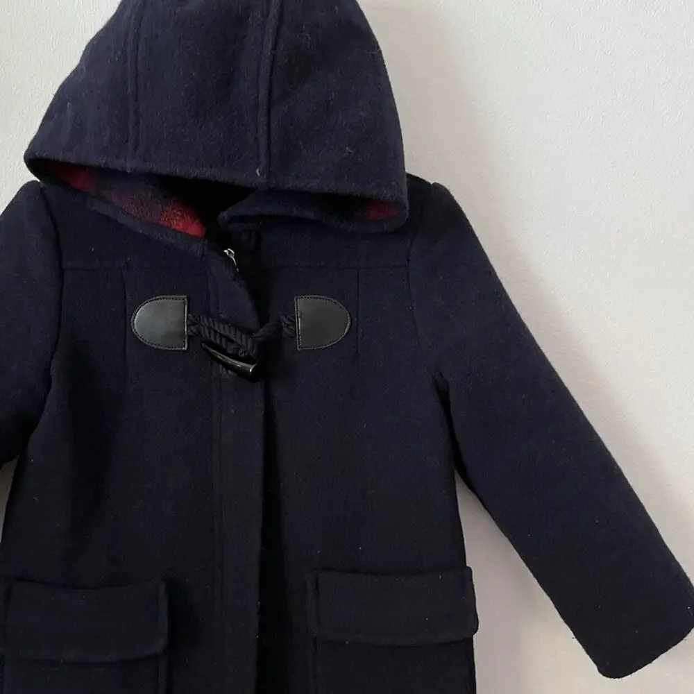 Zara Navy Wool Felt Jacket - 4